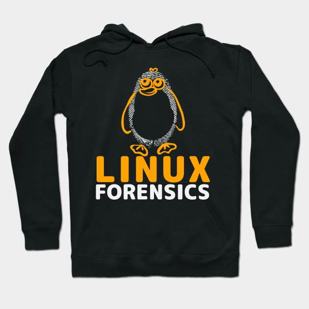 Linux Forensics Hoodie by Cyber Club Tees